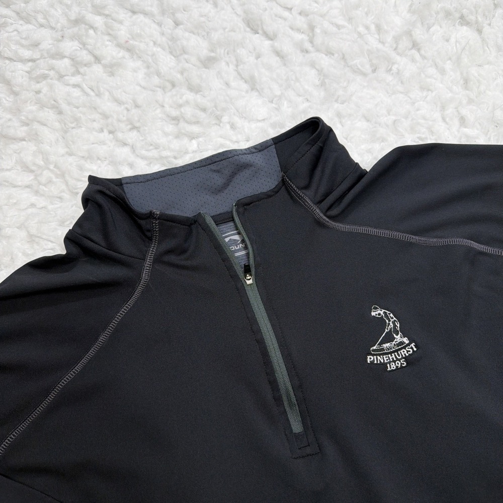 SUN MOUNTAIN X PINEHURST Golf 1/4 Zip Technical Pullover Mens XXL 2XL Black New!